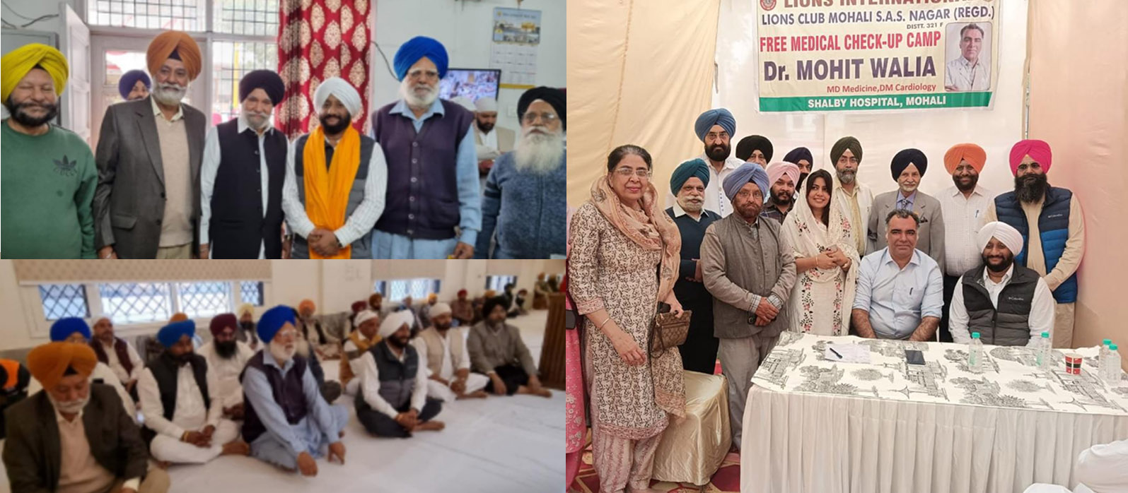 हलका विधायक कुलवंत सिंह ने श्री गुरु नानक देव जी के आगमन के अवसर पर विभिन्न गुरुद्वारों में मत्था टेका।
